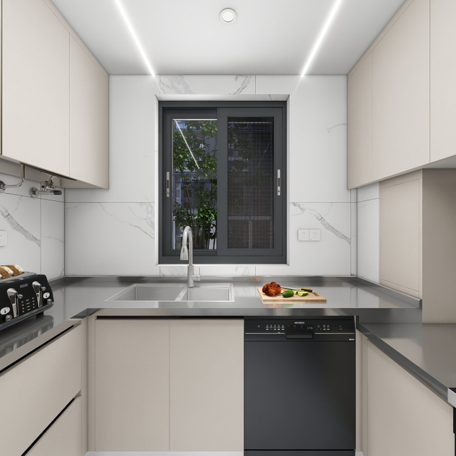 ゴールドガラスドア付きのペットハイエンドキャビネット