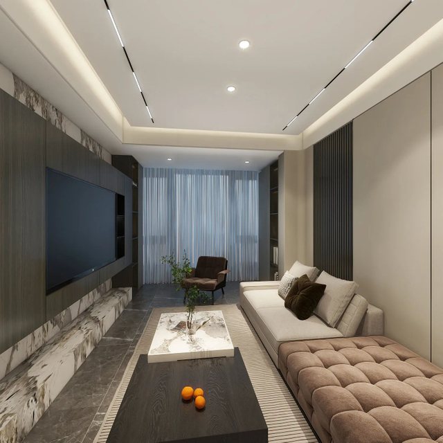 モダンな高品質の焼結された石のテレビキャビネットリビングルーム